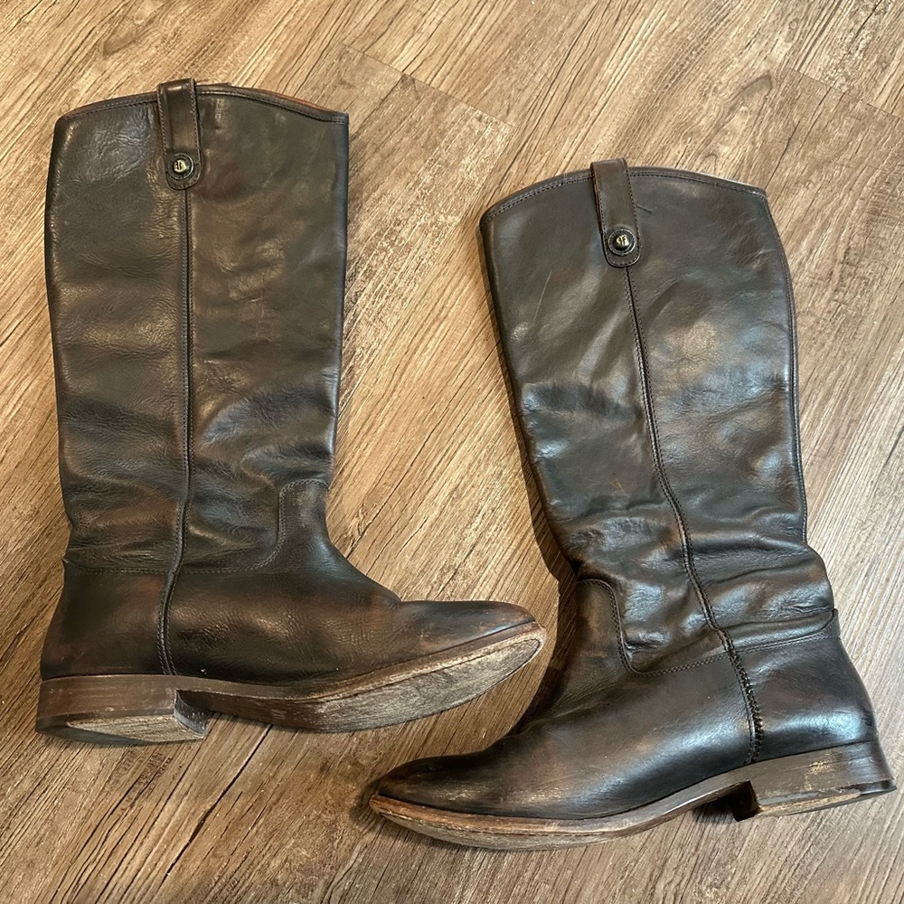 Frye Melissa Button Riding Boots